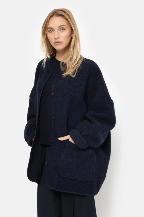 Âme Antwerp - Hannah Wooly Jacket - Navy Blue