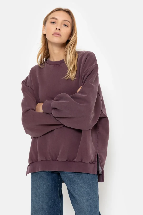 Âme Antwerp - Ulla Oversized Sweatshirt - Vintage Plum