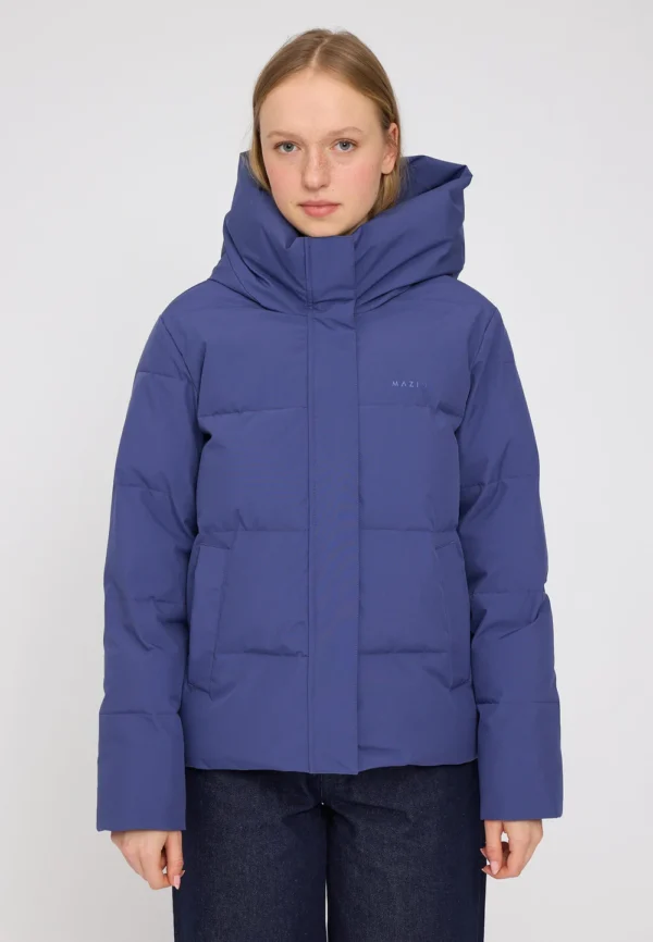 Mazine - Basic Puffer Jacket - Violet Blue