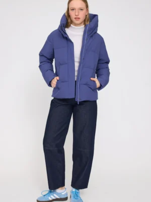 Mazine - Basic Puffer Jacket - Violet Blue