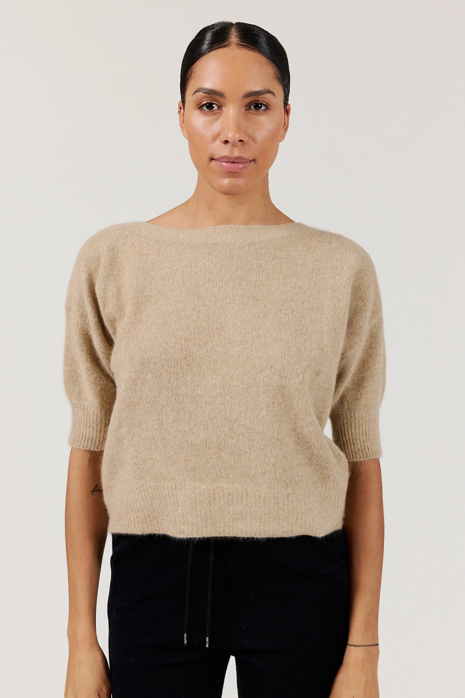Six Ámes - Knit Moi - Beige melange