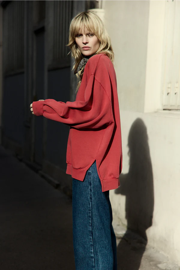 Âme Antwerp - Ulla Oversized Sweatshirt - Red