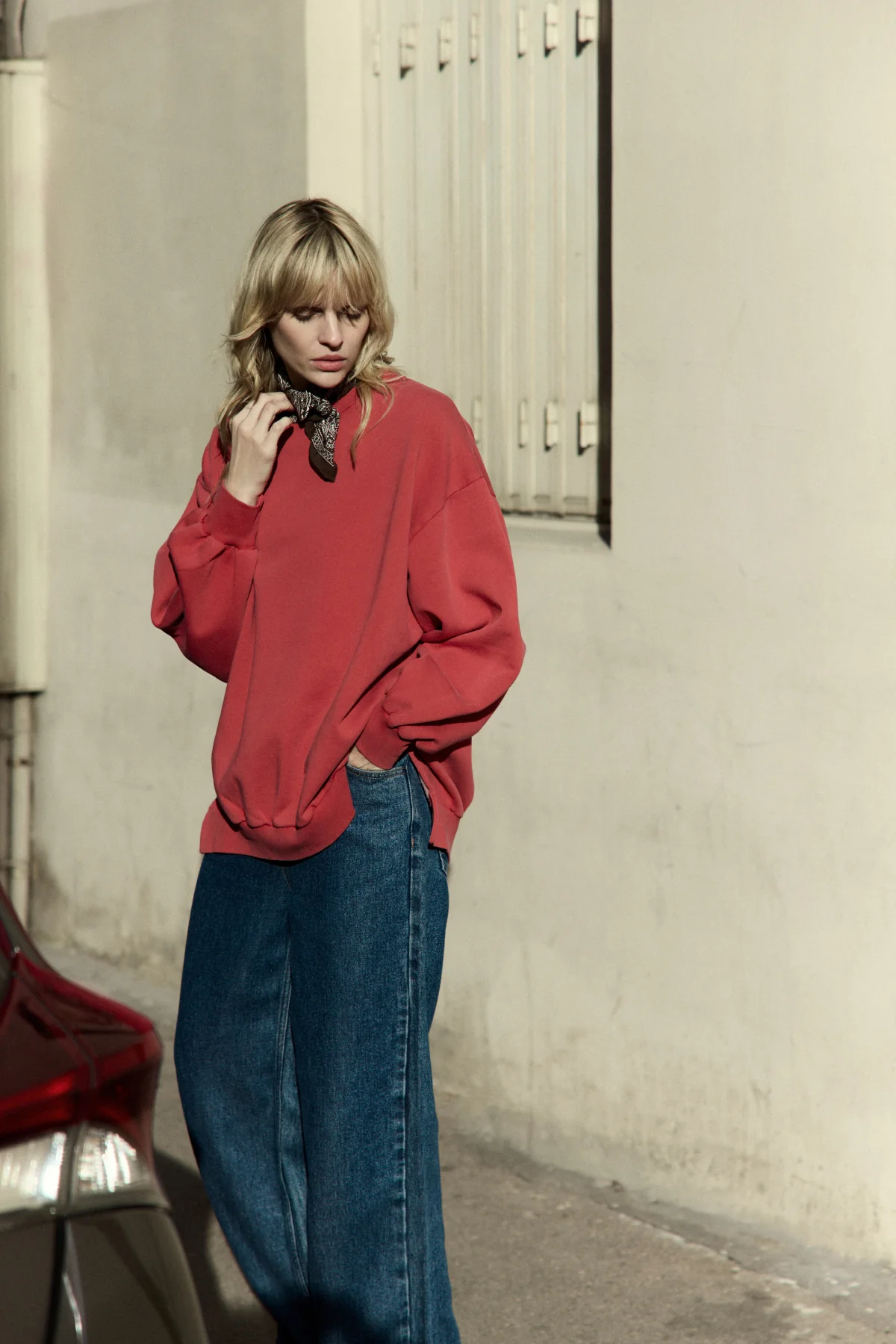 Âme Antwerp - Ulla Oversized Sweatshirt - Red