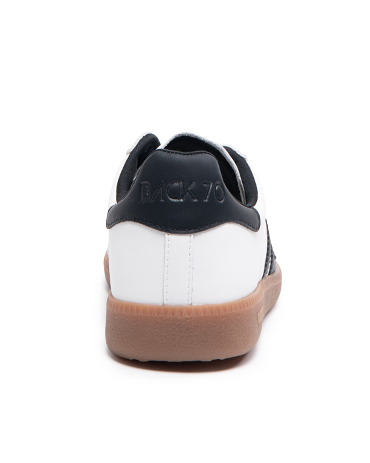 Back 70 - CLOUD White Black Leather