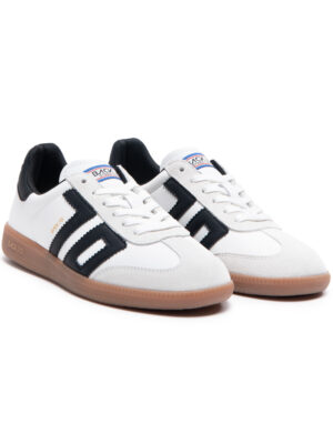 Back 70 - CLOUD White Black Leather