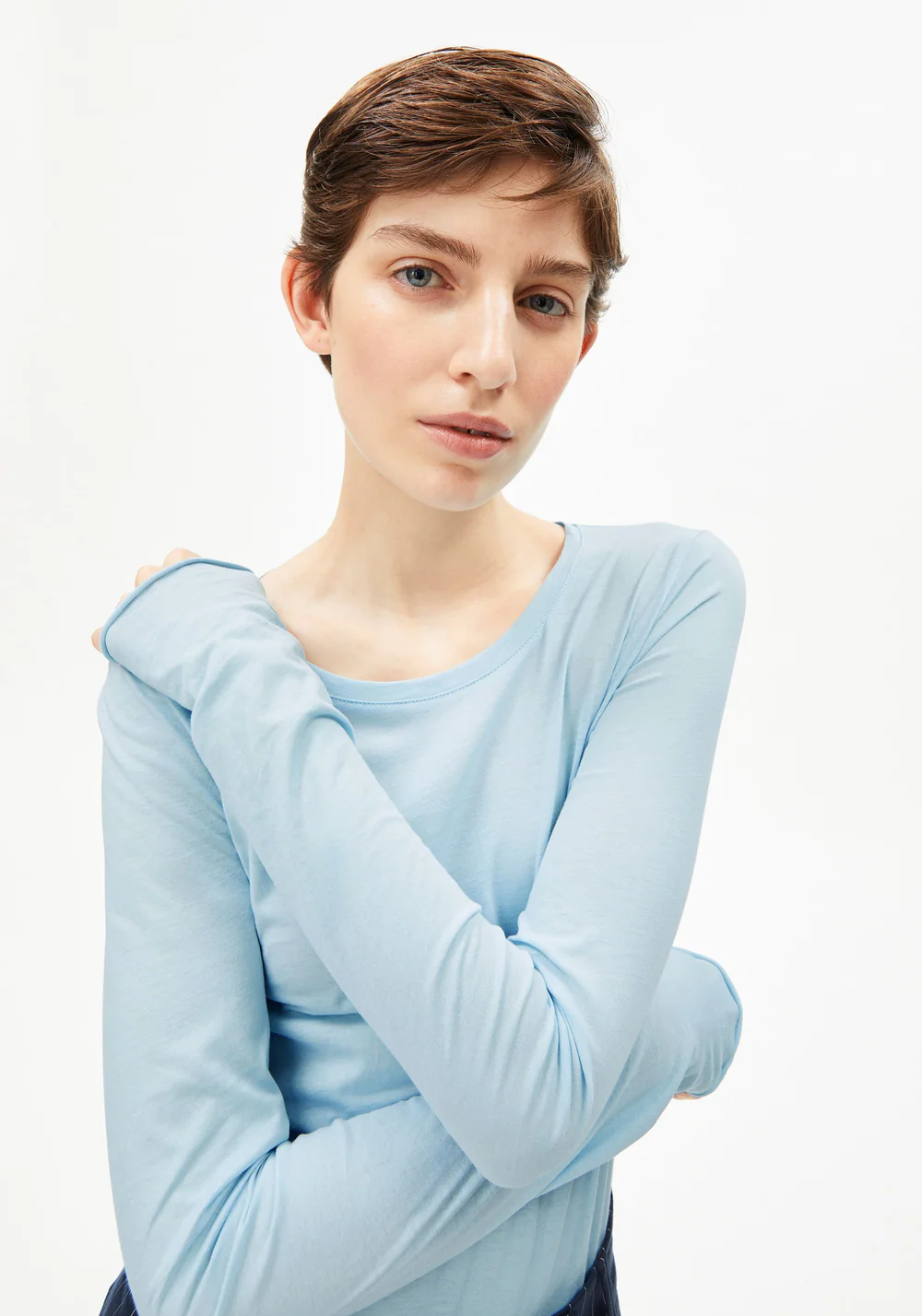 Armed Angels - T-shirt lange mouw Einiaara - Blue Glow