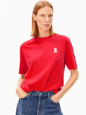 Armed Angels - T-shirt Tarjaa Iconic - Mars Red