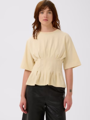 Gestuz - GZinez T-Shirt - frozen dew geel