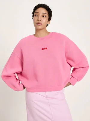 Lanius - Statement Sweatshirt - Bright Orchid